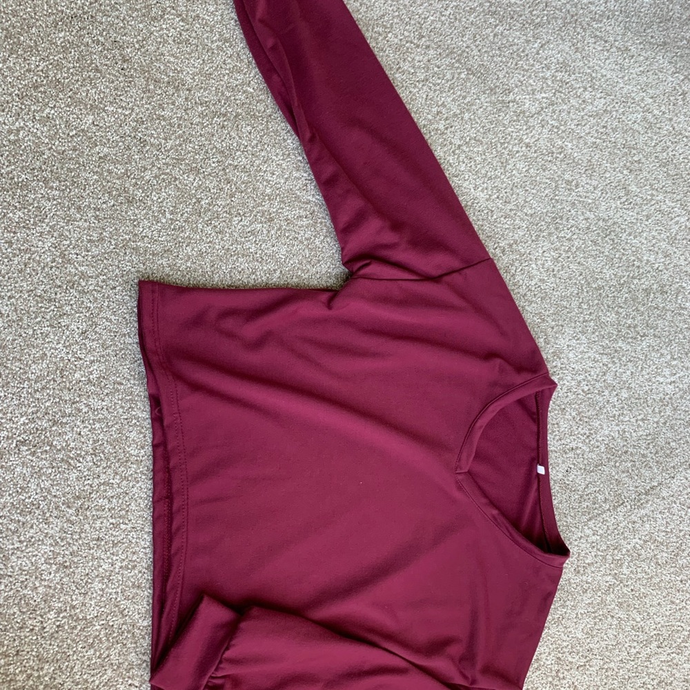 Billowed sleeve sweater